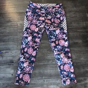 Anthropology floral leggings